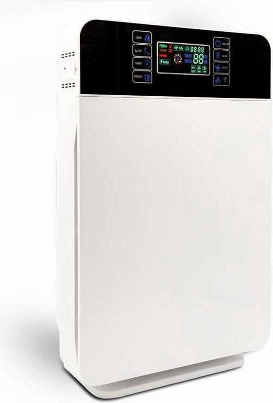 Livington AirPurifier - Luchtreiniger 30 m² Wit - 6-delig filtersysteem - HEPA-filter, actief koolfilter, UV-filter, ionisator