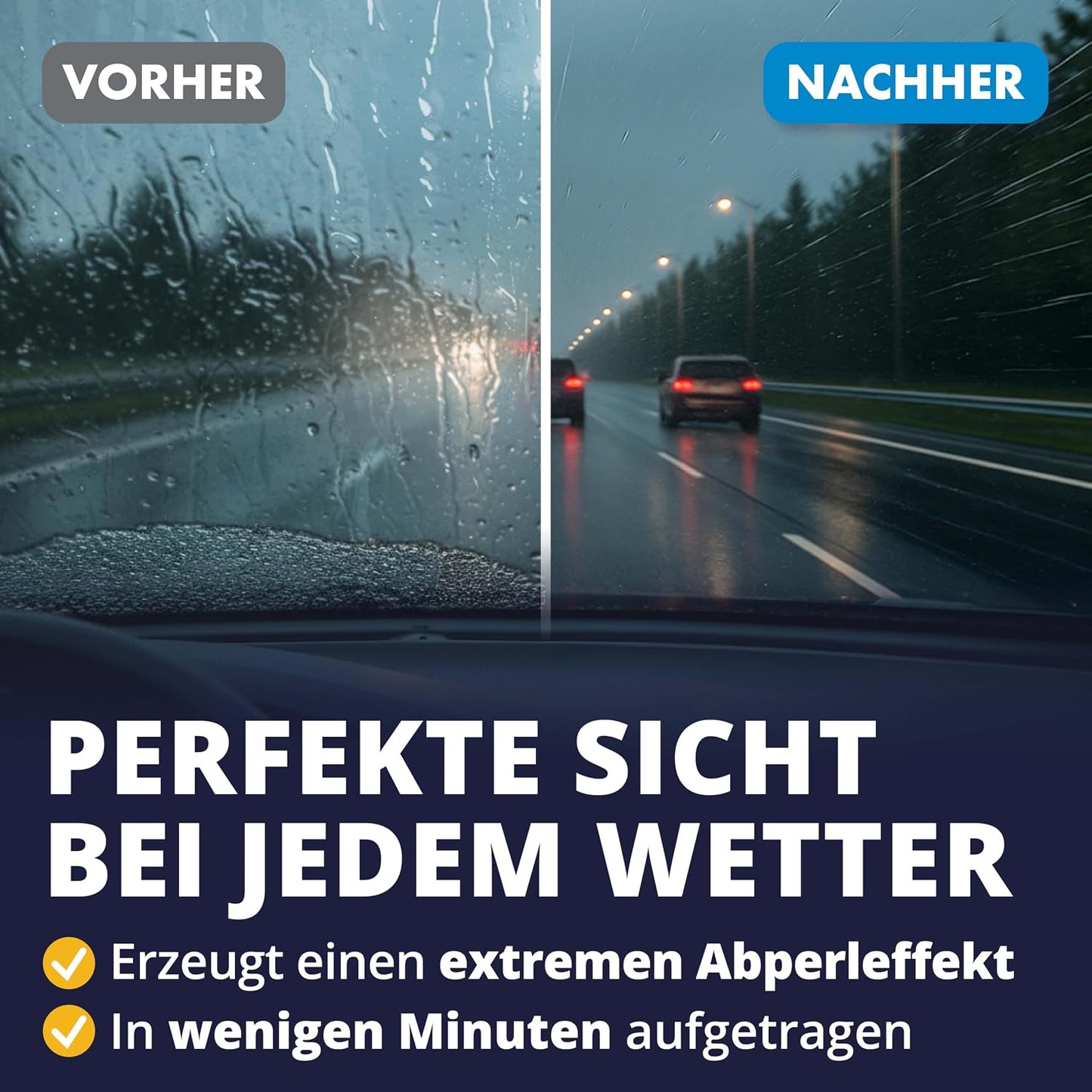 LICARGO Ruitencoating Auto 250 ml - Extreem Afperleffect voor Helder Zicht