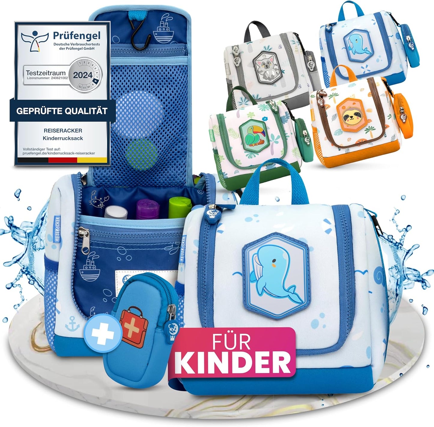 REISERACKER Toilettas voor Kinderen - blauw