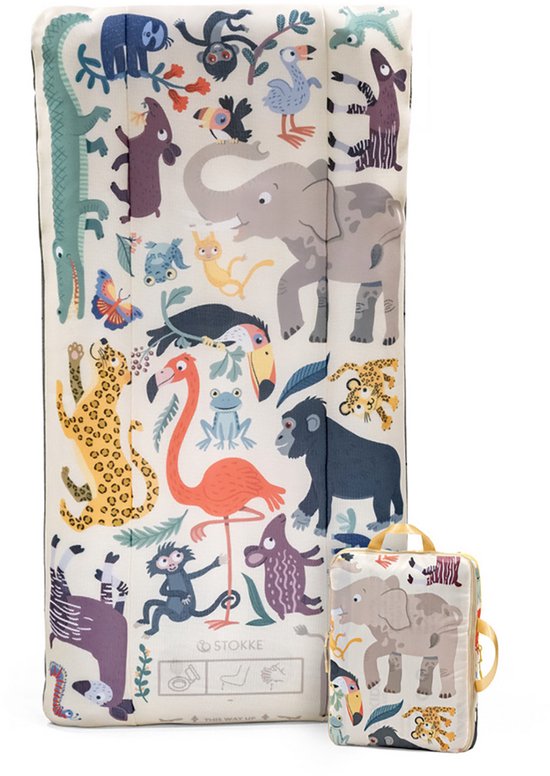 Stokke® JetKids™ Cloudsleeper - Reisematras 150 cm (Animal Family)