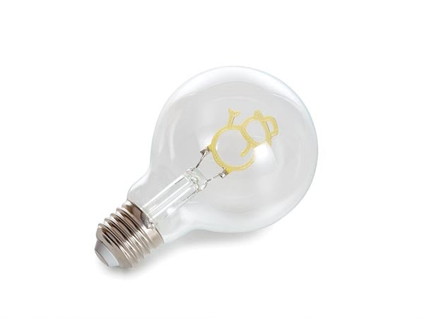 Vellight Deco Bulb - Ledlamp - Filament (Goudkleurig) In De Vorm Van Een Sneeuwman - 220-240 V