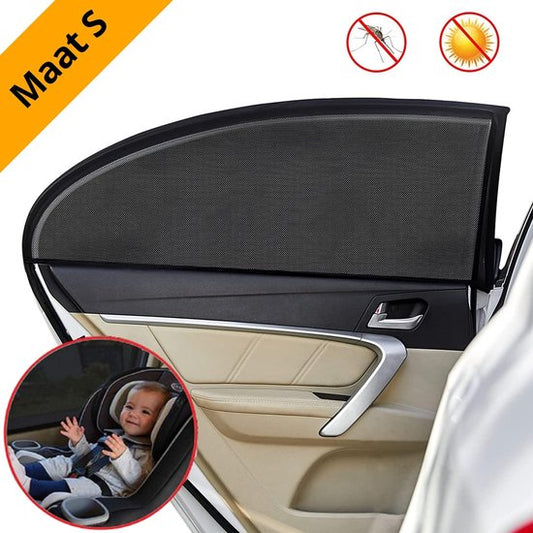 Zonnescherm auto baby - Urban State Sunshade Pro maat S - zonwering voor zijruit - UV bescherming kind
