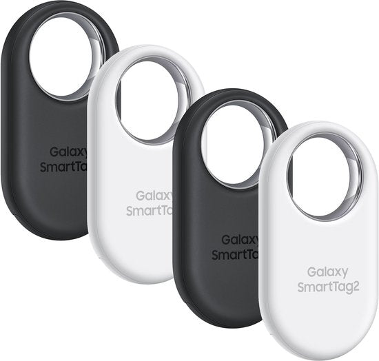 Samsung Galaxy SmartTag 2 (4 Pack) - 2x Zwart en 2x Wit