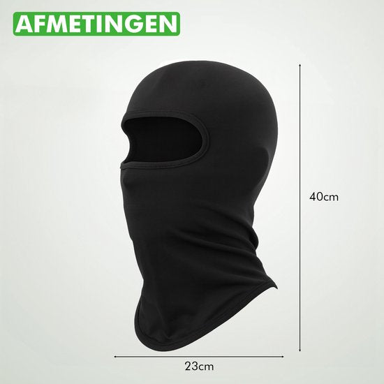 Travelhawk Balaclava - Helmmuts - Motor/Scooter Bivakmuts - Zwart