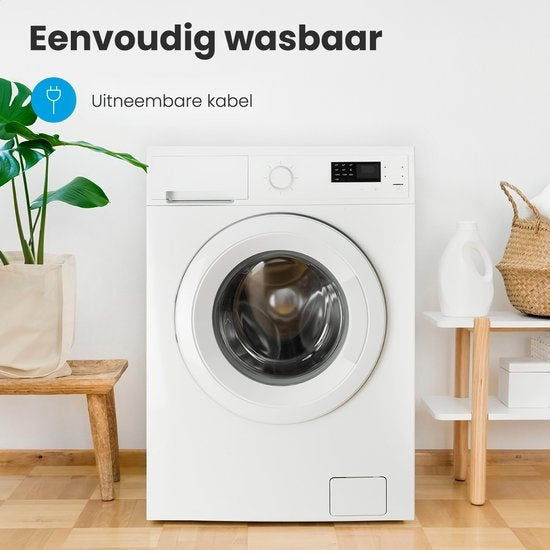 Auronic Elektrische Deken - Warmtedeken - 9 Warmtestanden - 2 Persoons - 200x150 - Grijs