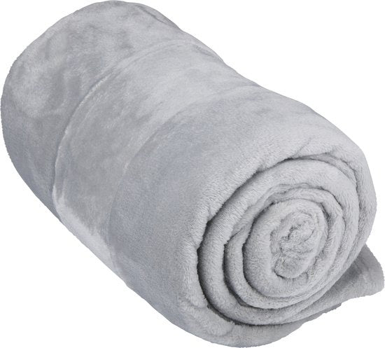 Arti Casa Fleece Deken 150 x 200 cm - Plaid - Super Zacht - Grijs