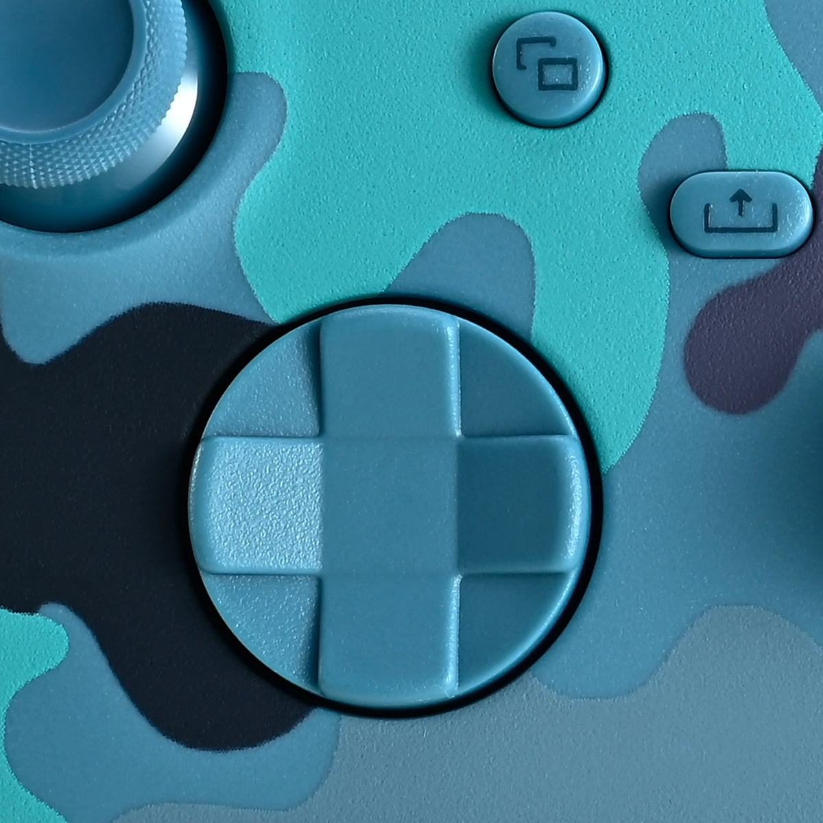 Rexsun WR007 Draadloze Gamecontroller - Camouflageblauw - 2.4G, Xbox One/PC, Trilfunctie