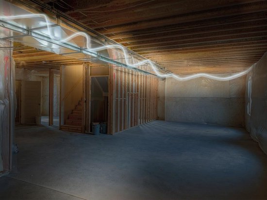 HQ-Power Flexibele led-lichtslang op haspel, 6500 °K, 2850 lm, perfect voor het verlichten van bouwwerven, traphallen, liftschachten enz., geschikt voor gebruik binnen- en buitenshuis, 30 m, koud wit