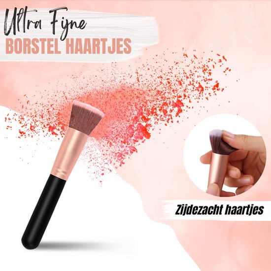 VAIVE Make Up Kwasten Set - Foundation Kwast - Oogschaduw Borstels - Poederkwast - Makeup Kwasten - Kwastensets - Wenkbrauw Borstel