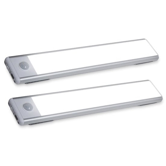 HandyLUX Slim Bright Power LED 2 stuks - Magnetische power LED-balk met bewegingssensor - Draadloos, lichtgewicht en overal te gebruiken