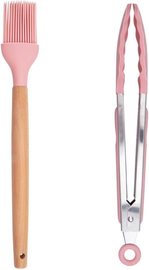 Alpina Keukengerei Set 12-delig - Siliconen - Roze