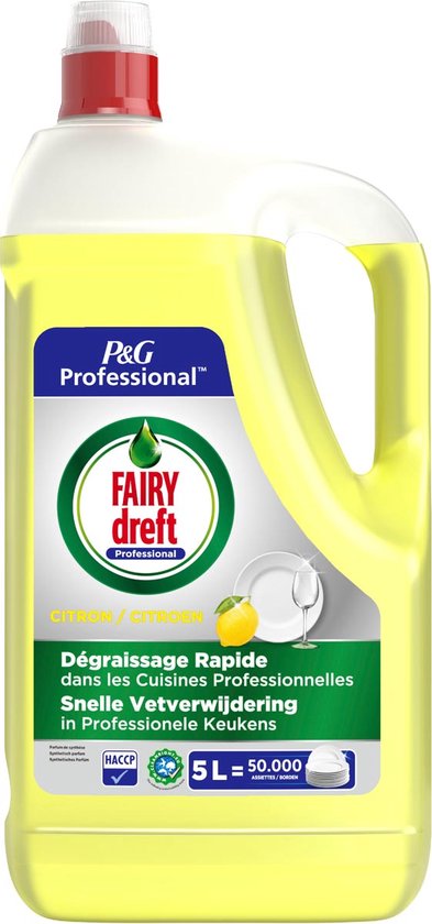 Dreft Washing Up Liquid Citroen - 2 x 5 liter - Voordeelverpakking