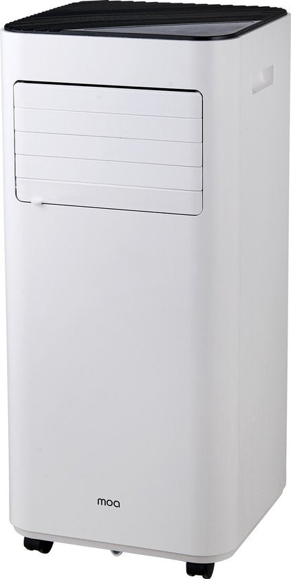 MOA Mobiele Airco - 9000 BTU - Airconditioning - Ontvochtiging - Inclusief Wieltje en Raamafdichting Kit - Wit - A010W