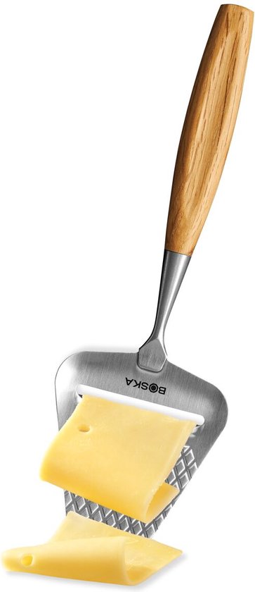 Boska Kaasschaaf Oslo+ - Non-stick - Europees eikenhout - RVS - Ergonomisch - Multifunctioneel