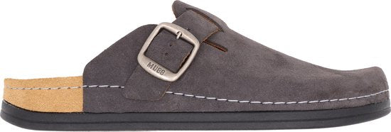 MUBB Donkergrijze Pantoffel Heren - Maat 46