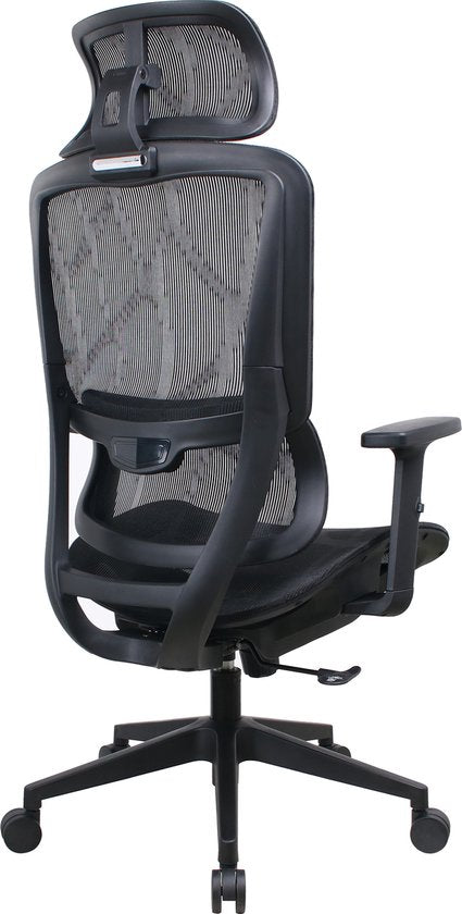 GAME HERO® Trader X1 Ergonomische Bureaustoel - Bureaustoel voor Volwassenen - 130KG - Zwart