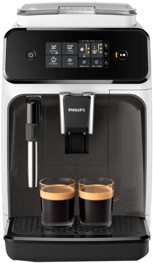 Philips 1200 series - EP1223/00 - Volautomatische espressomachine - Volautomatische koffiemachine - 15 bar - Wit