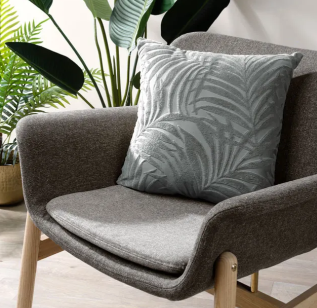Home&Comfort Sierkussen Shaved Flannel Velvet - Frost Grey - 40 x 40 cm