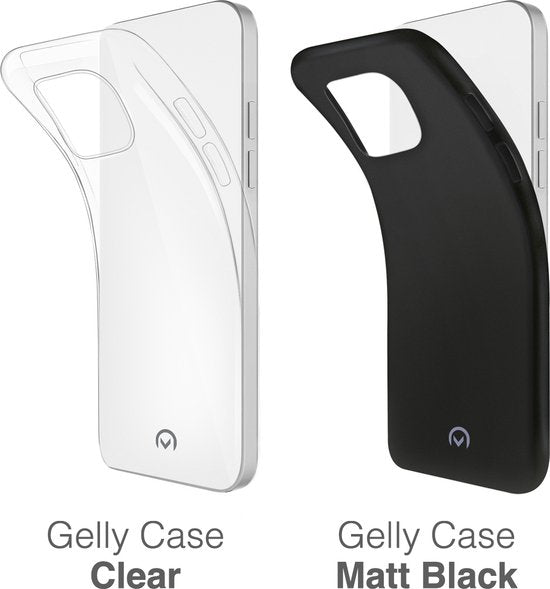 Mobilize Rubber Gelly Telefoonhoesje geschikt voor Samsung Galaxy A40 Hoesje Flexibel TPU Backcover - Matt Black