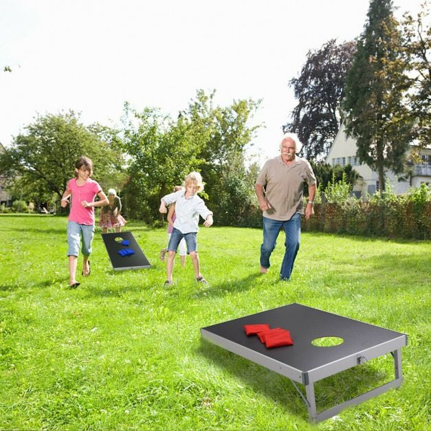 Coast Cornhole bordspel met draagtas - 90 x 60 x 28 cm - Zwart