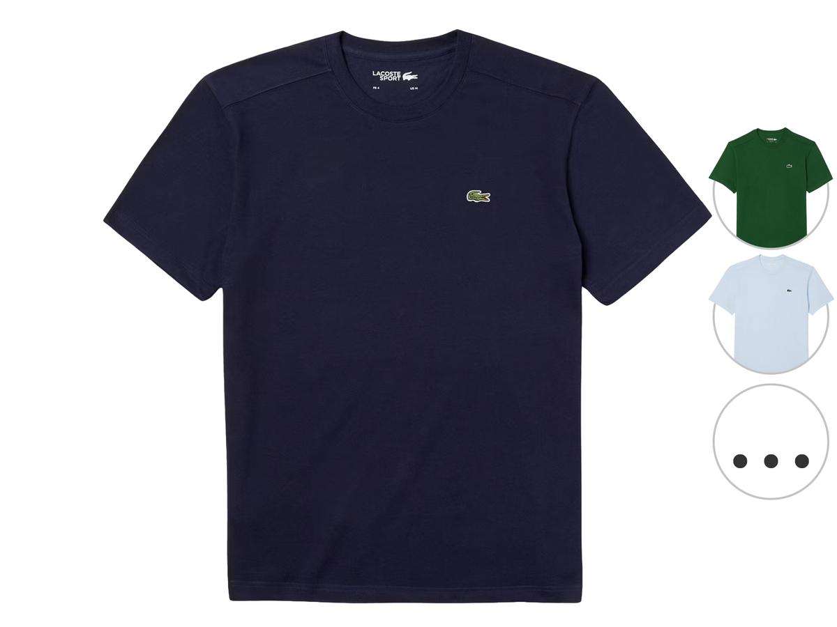 Lacoste Ultra Dry Performance T-Shirt - Sneldrogend en Ademend - maat 7 - Zwart