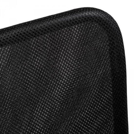 tectake® - Bureaustoel kantoor - design zwart