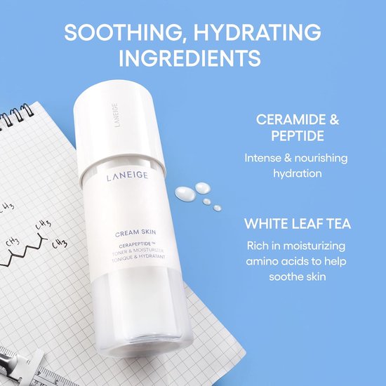 Laneige - Cream Skin - Refiner - Cerapeptide Toner - Moisturiser - 170ml