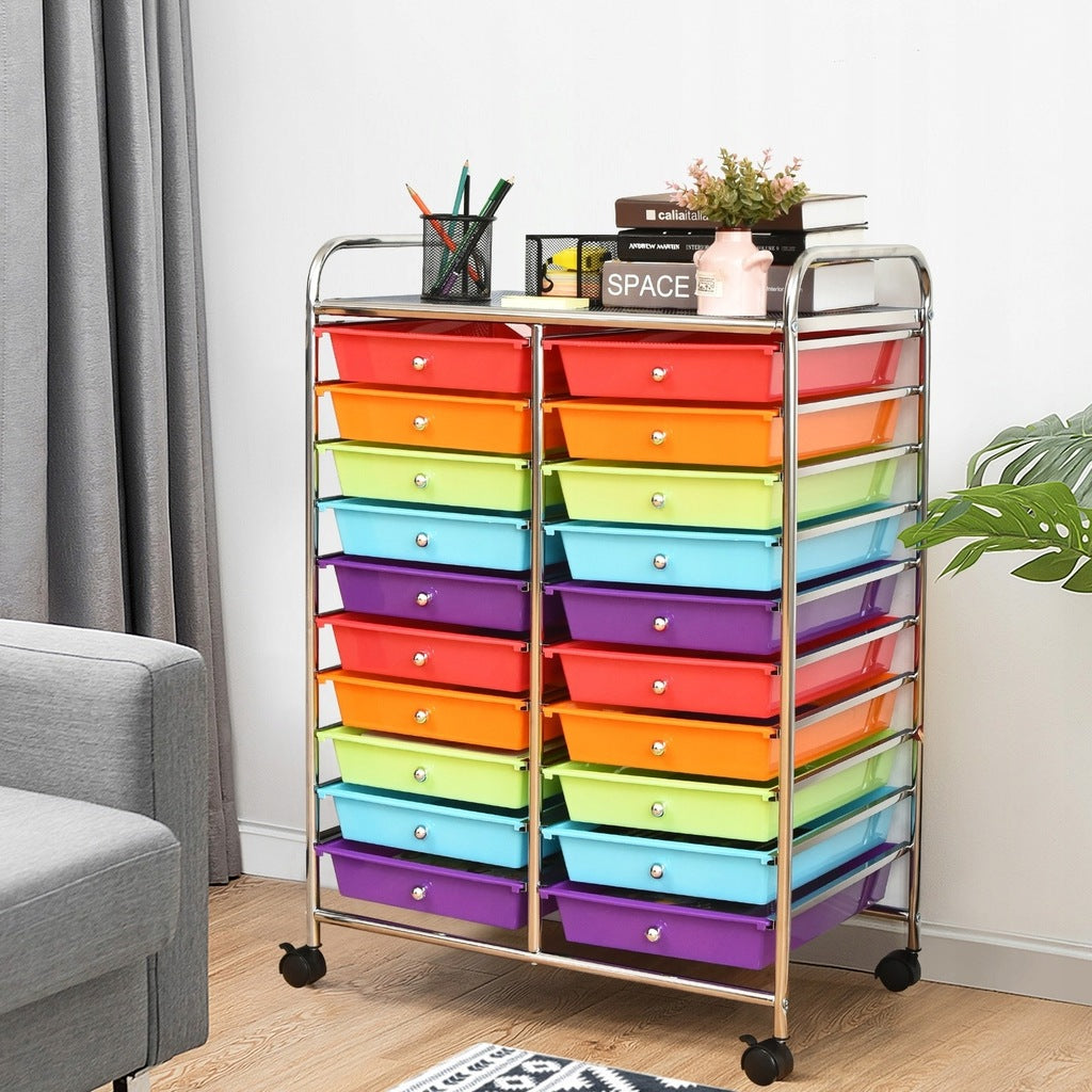 Coast Organizer - 20 Lades - 4 zwenkwielen - 88 x 64 x 39cm