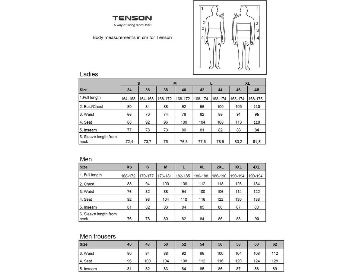 Tenson Melville Regenjas - Waterdicht en Lichtgewicht - maat XL - Tap Shoe