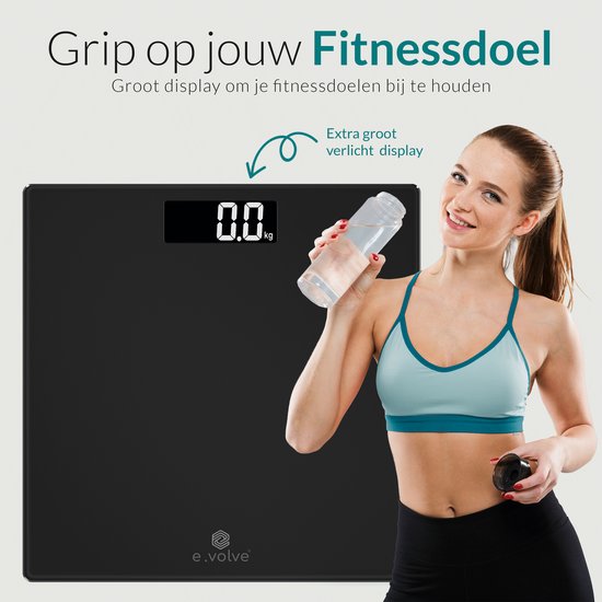 Digitale Weegschaal voor Lichaamsgewicht – e.volve – Precisie & Fitness Tracking