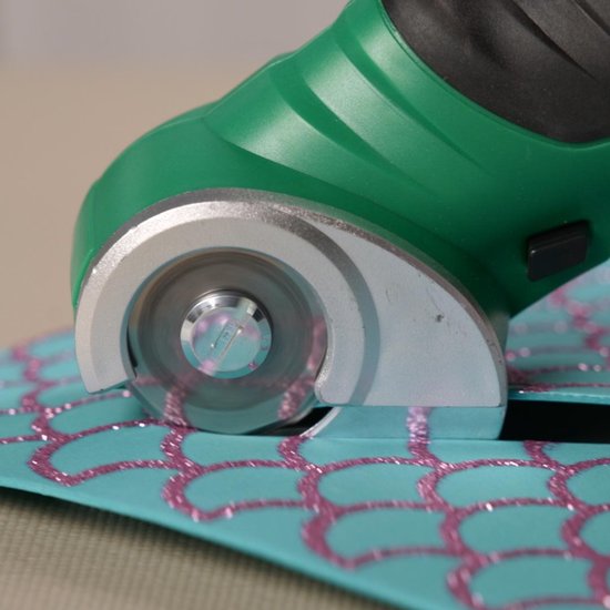 Hammersmith SharpSpin - Draadloze universele snijder - Elektrische schaar - Kartonsnijder - Rolmes - Accuschaar - Snijdt leer, PVC, tapijt, karton en meer