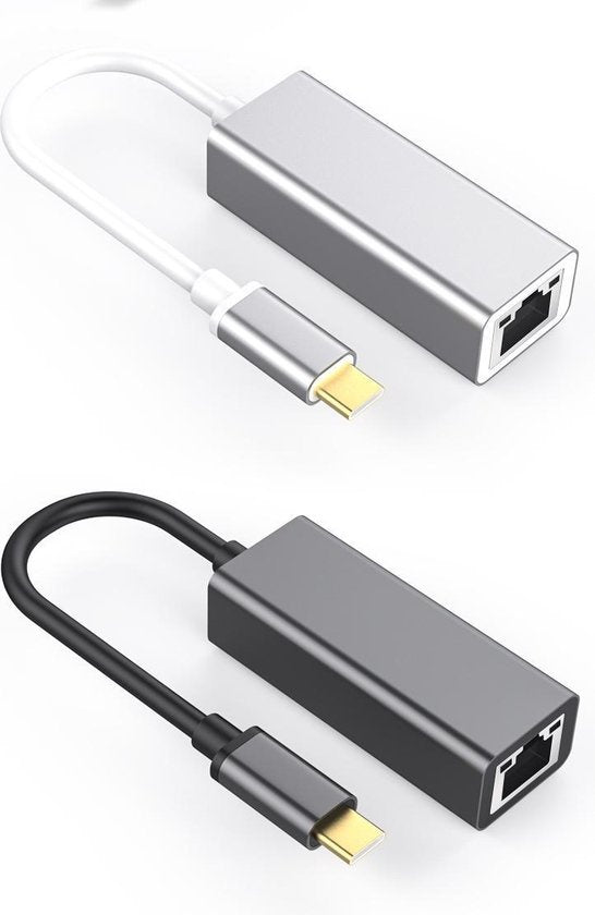 Garpex® USB C naar Ethernet Adapter - USB C naar RJ45 - USB C Adapter - USB C Ethernet Adapter