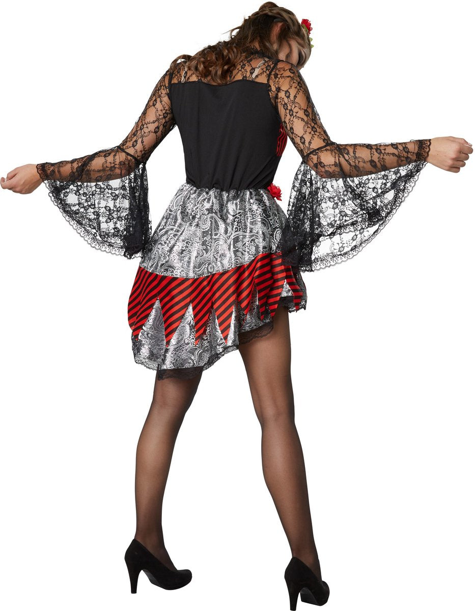 Dressforfun - Griezelige Danseres - Sexy Halloween & Carnaval verkleedkostuum voor Dames - Maat XXL