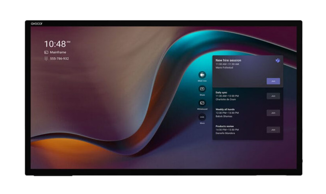 Avocor H20 Series 75" 4K LED Touch Display - AVH-7520 - 1714 x 80 x 1002 mm