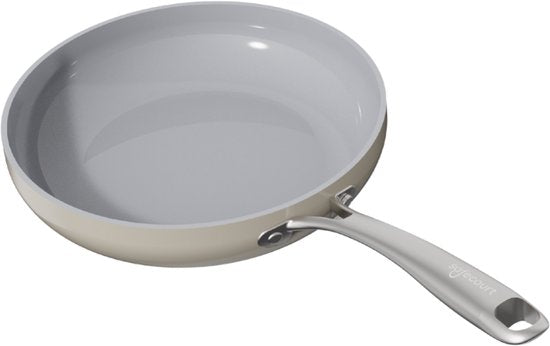 Safecourt Kitchen Keramische koekenpan - Ø 24 Pan - Inductie, Elektrisch, Keramisch & Gas - PFAS & PTFE vrij