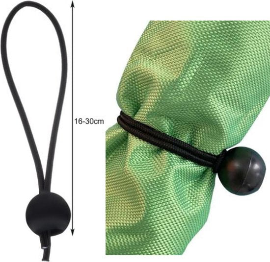 Gardlov Tentspanners met bal - spanelastiek voor zeildoek - 10 stuks 3016