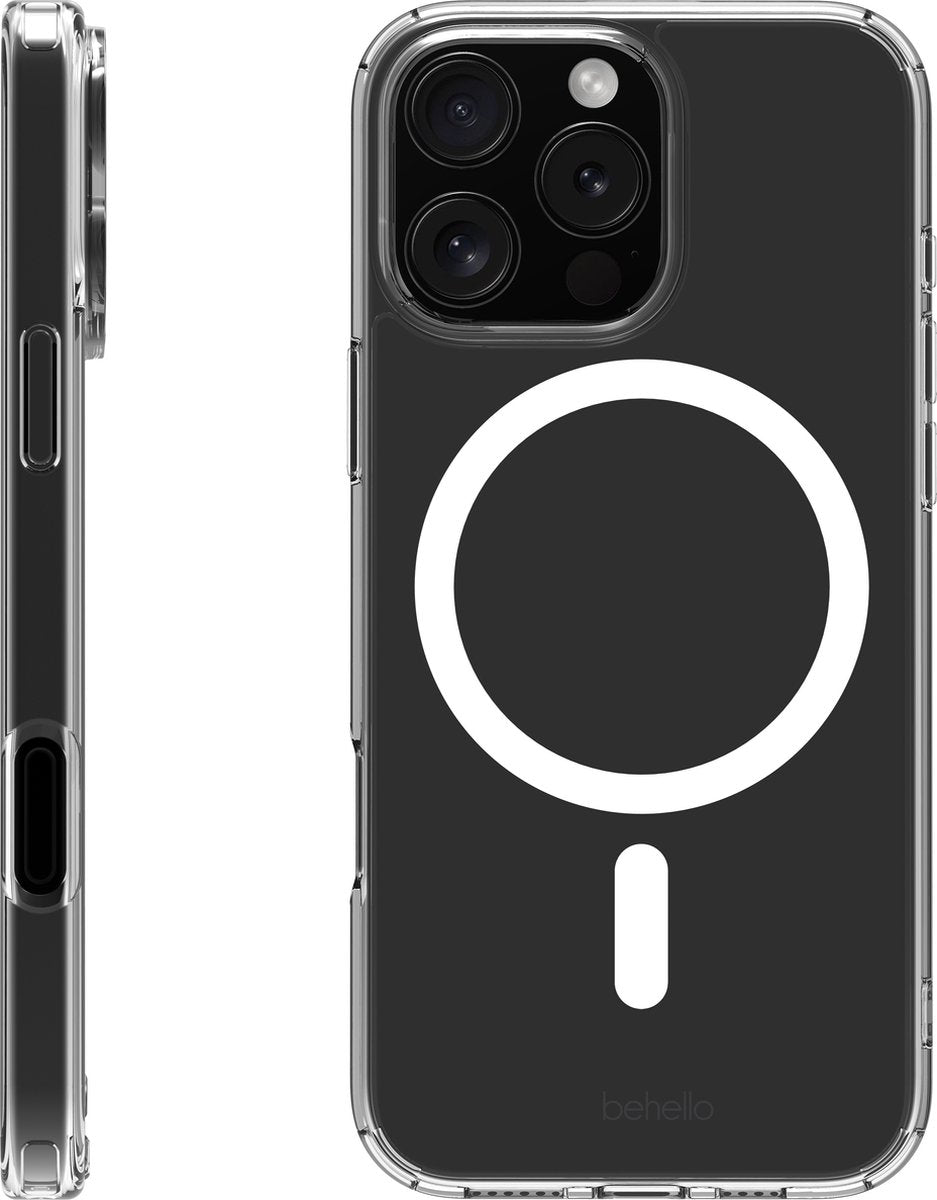BeHello Hoesje iPhone 16 Pro – Magsafe – Transparant