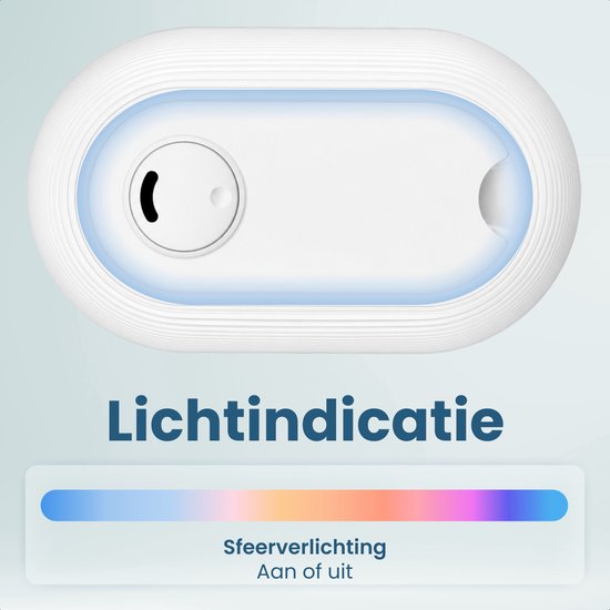 Auronic Luchtbevochtiger - 5L - Geschikt voor Slaapkamer, Babykamer, Kantoor, Woonkamer en Meer - Humidifier - BPA-Vrij - Wit