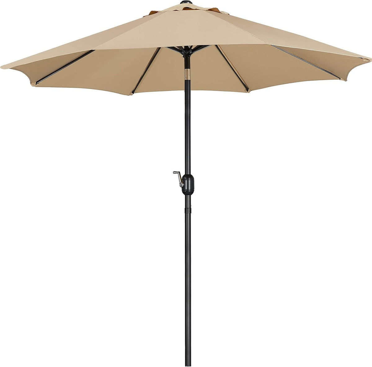 Yaheetech Parasol 270 cm - Knikbaar en Kantelbaar - Met Draaistang - Polyester