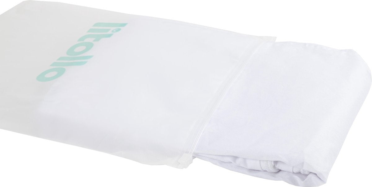 Litollo® Zwangerschapskussen hoes XXL 280cm - Ventilerend katoen - Wit