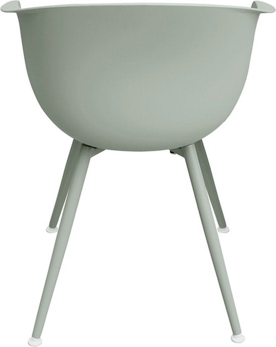 Feel Home Luxe kuipstoel voor buiten set van 2 – MOSS Grey – 52,5 × 58,5 × 80 cm