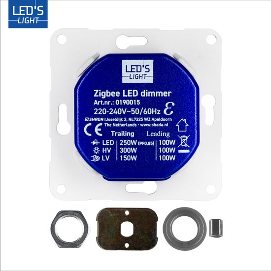 LED's Light Zigbee Smart Universele LED-dimmer 300VA bedienbaar met telefoon