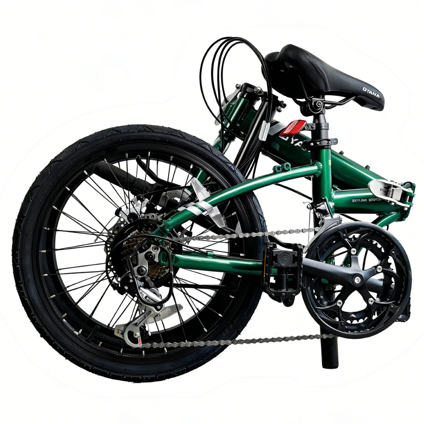 OYAMA 500 Vouwfiets 20 inch - Aluminiumlegering - Wit - Lichtgewicht en Compact