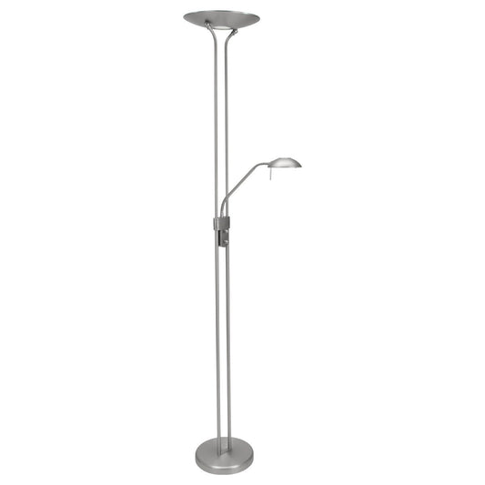 Steinhauer olet - Vloerlamp - 1 lichts - H 1800 mm - Staal