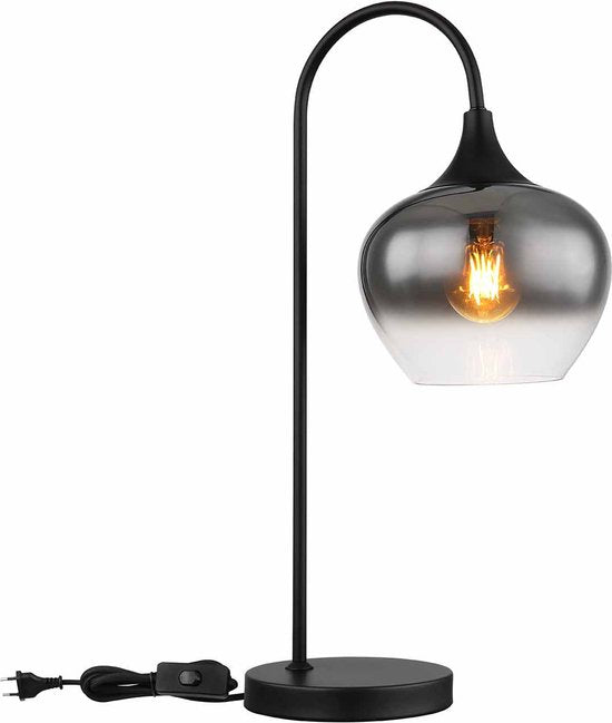 Globo tafellamp Maxy - zwart - metaal - 15548T
