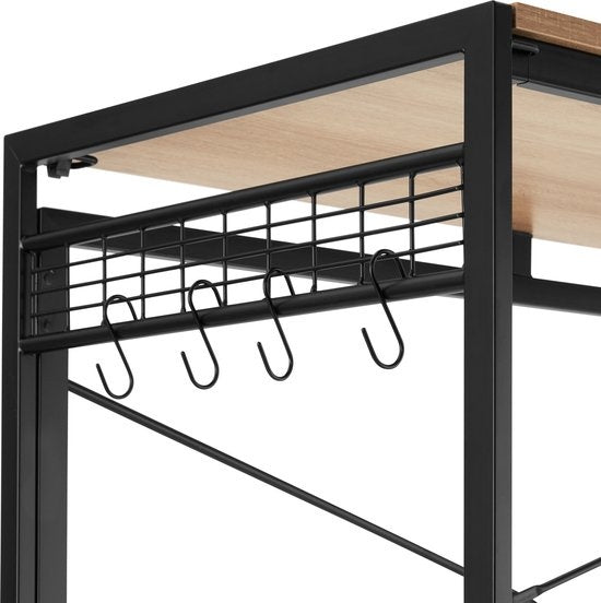 tectake® - Bureau Paterson inklapbaar 102x51x77cm - lichtbruin - 404661