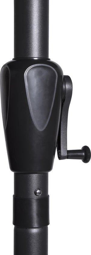 VONROC Stokparasol – Kantelbaar  – 280 x 280 x 245 cm – Zwart