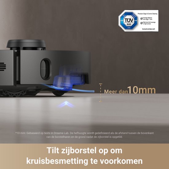 Dreame X40 Master - Robotstofzuiger met dweilfunctie - Compact handsfree basisstation - Innovatieve moptechnologie - Automatische watervulling