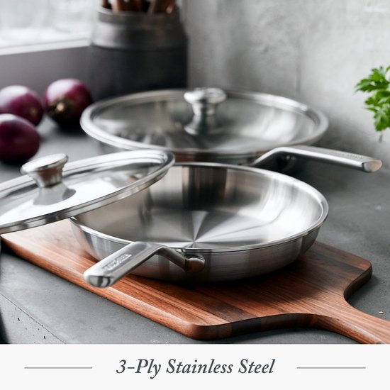 Merten & Storck Pannenset RVS 4-delig