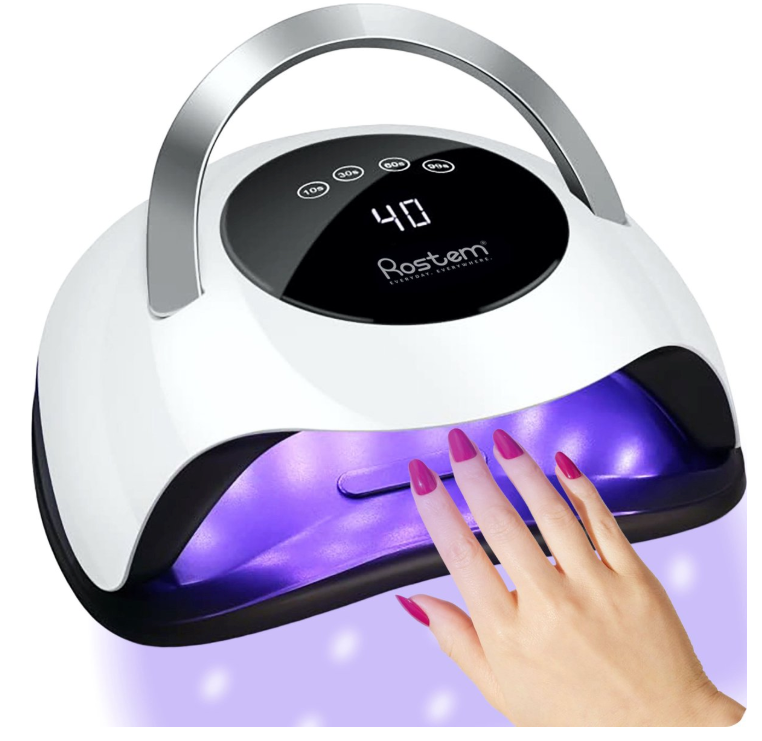 Rostem 120 Watt UV LED Nageldroger - Nagellamp - LED Lamp - Lange Snoer - Wit